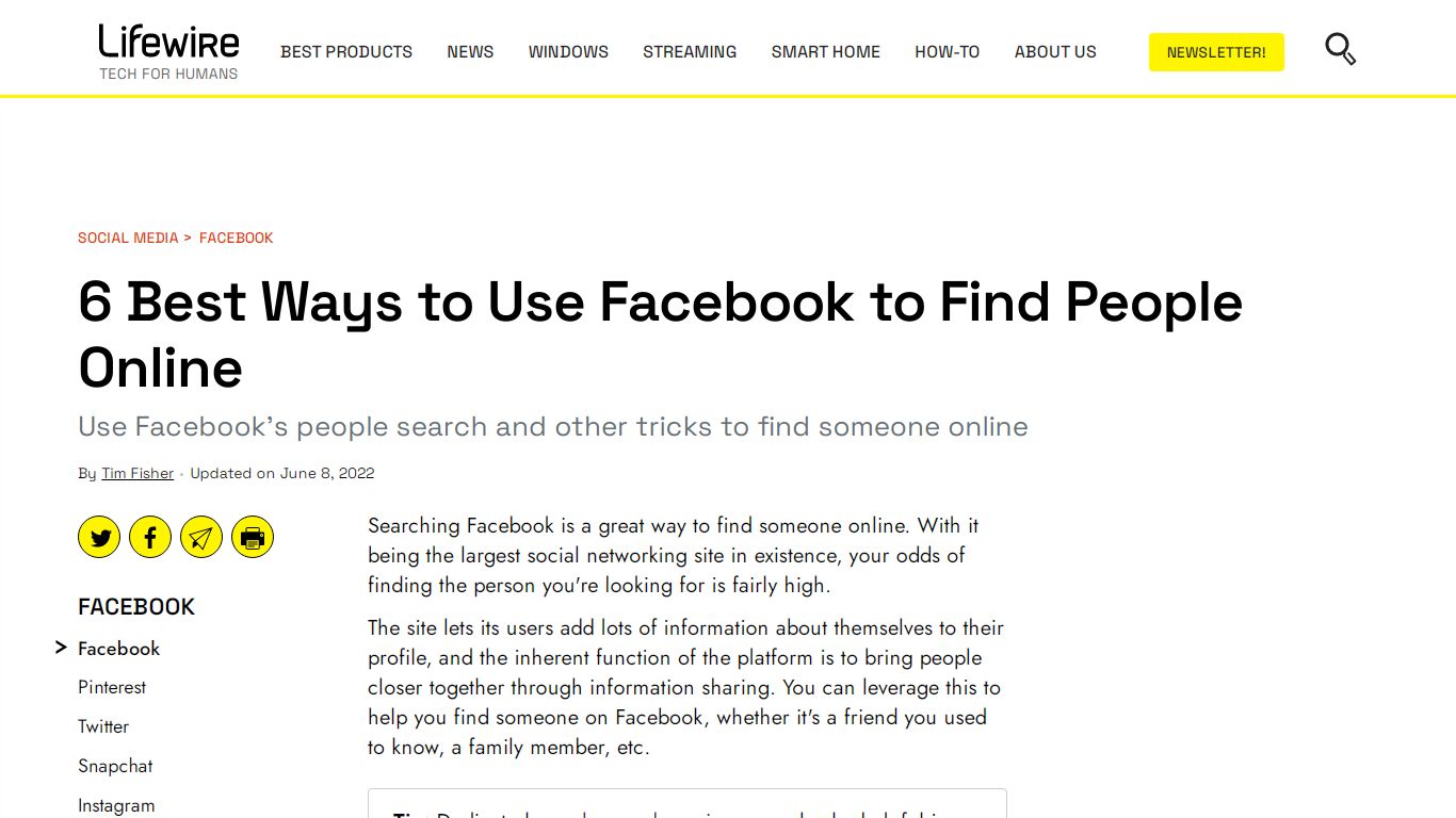 6 Best Ways to Use Facebook to Find People Online - Lifewire